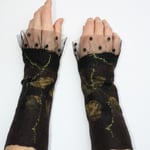Stulpen Nr. | Wristlets No. 17  |  45 €   |   Chiffon/Merino gefilzt/felted