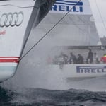 Wild Oats X and Celestial, Audi Sydney Harbour Regatta Photo: Lulu Roseman