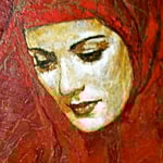 Concept Portrait of Asabi Quintana • The Izel Interior Mural/Paintings • Conrad Hilton Hotel, Dubai  UAE