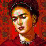Concept Portrait of "Frida Kahlo" • The Izel Interior Mural/Paintings • Conrad Hilton Hotel, Dubai  UAE