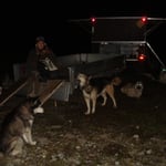 Kleine Särkung vor dem Nachttraining.