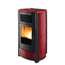 SUITE - Puissance thermique utile max. 9,5 kW/h - Rendement nominal 91.70% - Capacité du réservoir 44 l - Consommation horaire min. 0.60 kg/h - max 2 kg/h - Autonomie au min : 48 h au max : 15 h - Diamètre de sortie des fumées 8 cm