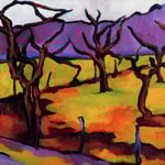 Le verger en hiver 38X46