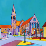 L'abbatiale Saint-Pierre-Saint-Paul-Ferrières-en-Gâtinais 81 X 100