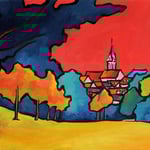 le-de-France Vue du Châtelet-en-Brie 30X40