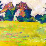 Le champ jaune 56X65