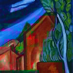 Illuminance, mixed media on canvas, 9 x 12, 2014