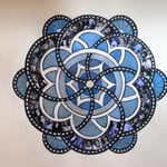 Applauding Leading Ladies, mixed media/collage, 20 x 20, 2017