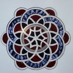 Honoring Civil Rights Leaders, mixed media/collage, 20 x 20, 2017