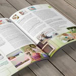 Imagebroschüre für eine Spezialklinik für Multiple Sklerose