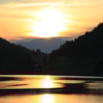 Sonnenuntergang Hintersteinersee