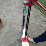 杭の引抜強度測定