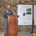 Vereinsvorsitzender Robert Scheibel begrüßt die Gäste