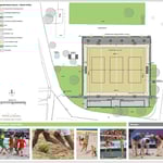 So soll sie einmal aussehen die Sand- und Pétanqueanlage in der Spiezer Bucht