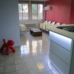 L'entrée du cabinet dentaire et médical