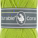 Baumwollgarn - 50 Gramm = 125 lfm - Nadelstärke 2,5-3,5 mm - yellow green 2146