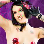 Mackiemesser, pezoneras, nippel tassel, estilismo pin up