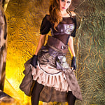 Diego Otero, mister españa, diego otero mister españa, laura diaz, miss toledo, miss toledo laura diaz, steam katt, steamkatt, steampunk fashion, steampunk style, steampunk makeup