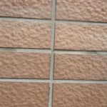 浮き部エポキシ樹脂注入-注入跡　目地処理