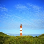 Der Leuchtturm von Wittdün auf Amrum; "Le Tour" II Oktober 2002