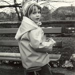 Im Basler Zolli. Auf Erkundungsfahrt mit dem ersten Bike, Februar 1979