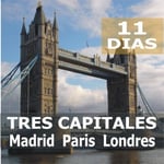 Pasando por  Madrid, Burdeos, Valle Del Loira, Paris, Calais, Dover, Londres