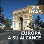 Pasando por  Madrid, Toledo, Burdeos, Valle Del Loira, Orleans, Calais, Dover, Londres, Canal De La Mancha, Paris, Heidelberg, Innsbruck, Verona, Venecia, Florencia, Roma, Pisa, Niza, Barcelona, Zaragoza, Madrid.