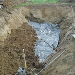 Überdeckung der Quellfassung