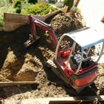 Terrasse bei Einfamilienhaus