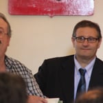 Il Sindaco di Rufina (a destra)