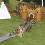 Battaglia alle porte di Roma circa 550 dC 