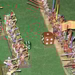 Quando un uomo con la lancia incontra un uomo con l'arco, l'uomo con la lancia è un uomo morto. Soprattutto se è il Generale e ottiene il classico 1 a 6 con il dado.