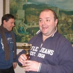 Esplode la gioia del vincitore.