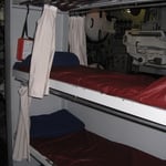 Alloggi equipaggio di sinistra.