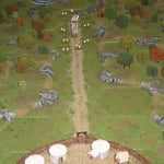 ... gli mostra le sue terre.....