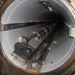 Interno del tubo lanciasiluri