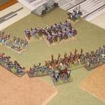 Particolare dell'assedio.