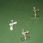 Il Pfalz di Roberto ed il Nieuport di Paolo si abbattono a vicenda...