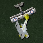 Il Pfalz di Roberto ed il Nieuport di Paolo si abbattono a vicenda...