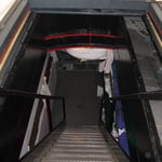 Vista della camera di lancio