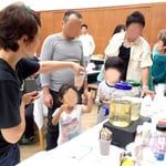 はちみつ入りドリンク試飲