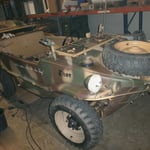 Vatters 166er, schwimmfähig und wird auch ab und zu im Wasser und noch häufige rim harten Geländeeinsatz bewegt.