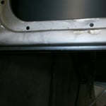 Türunterkante, hab die Außenhaut mal draufgesteckt. mit dem Resultat.......