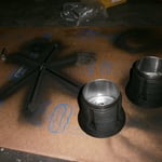 Feeeebrruuuuuaaaaaar!!!!! *PANIK !* Rasch die Zylinde rlackieren, mit hitzefest bis 800°C