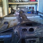 Die Dämmpappen sind nun auch runter...