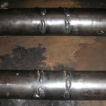 Die kleinen Einschnitte habe ich zugeschweißt........