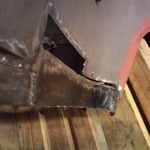 Das Billigblech einschweißen.........