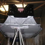 nun heißt es trocknen lassen und warten: 2 Wochen Durchtrocknungszeit stand auf dem Farbbottich........ ;-/