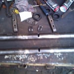 zusammengeschweißt die Hälften.....