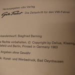 Das Buch ist älter als das Auto, andem geschraubt wird ;o)